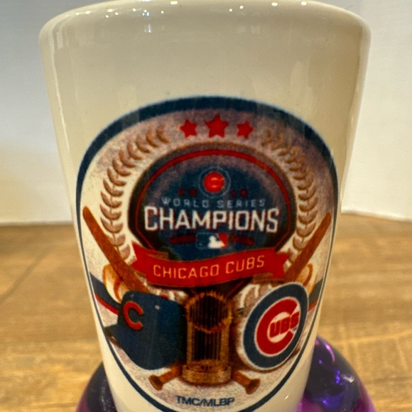 Chicago Cubs MLB Baseball World Series Champions Shot Glass - Picture 3 of 5